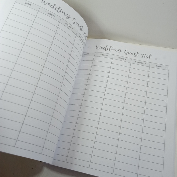 Mother of the Bride Wedding Planner & Organizer: Large White Roses Wedding Plan - Picture 12 of 12